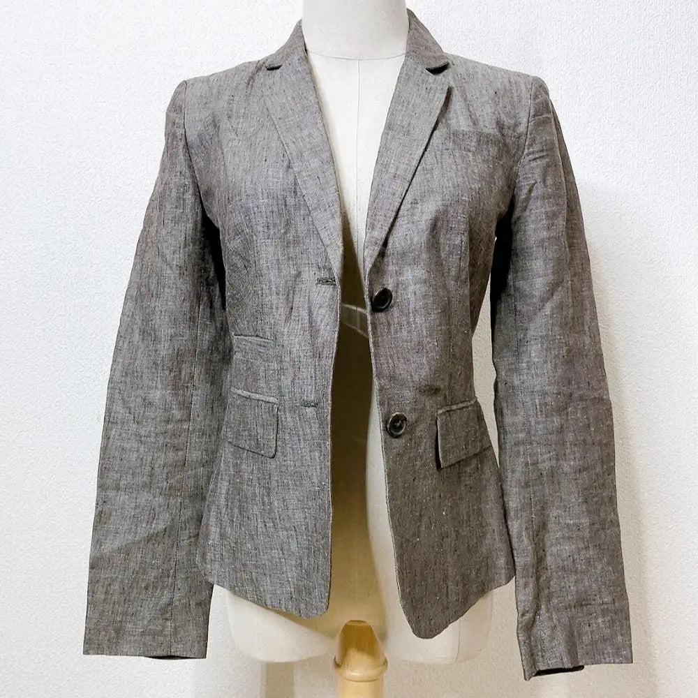 [Good condition] Banana Republic Casual Beautiful Linen Tailored Jacket