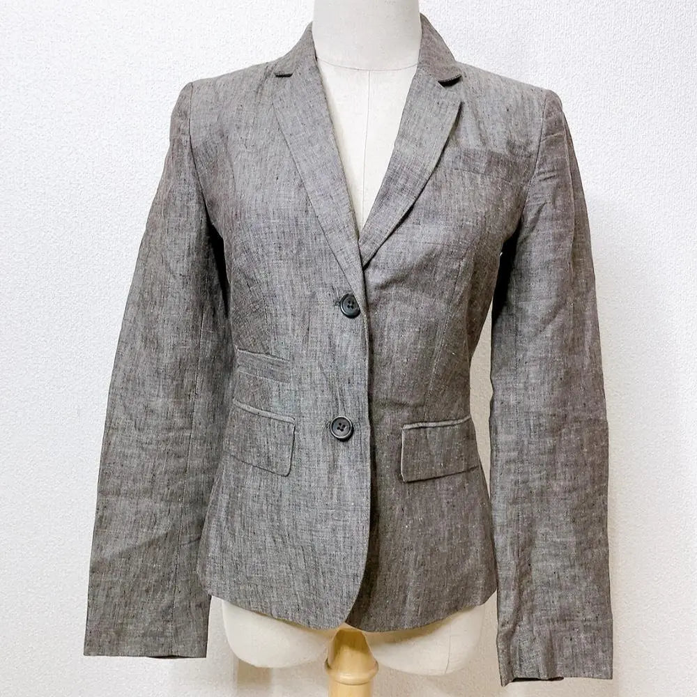 [Good condition] Banana Republic Casual Beautiful Linen Tailored Jacket