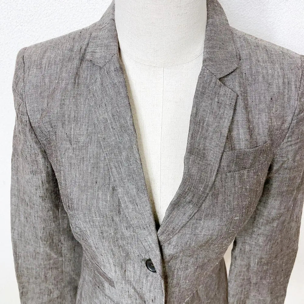 [Good condition] Banana Republic Casual Beautiful Linen Tailored Jacket