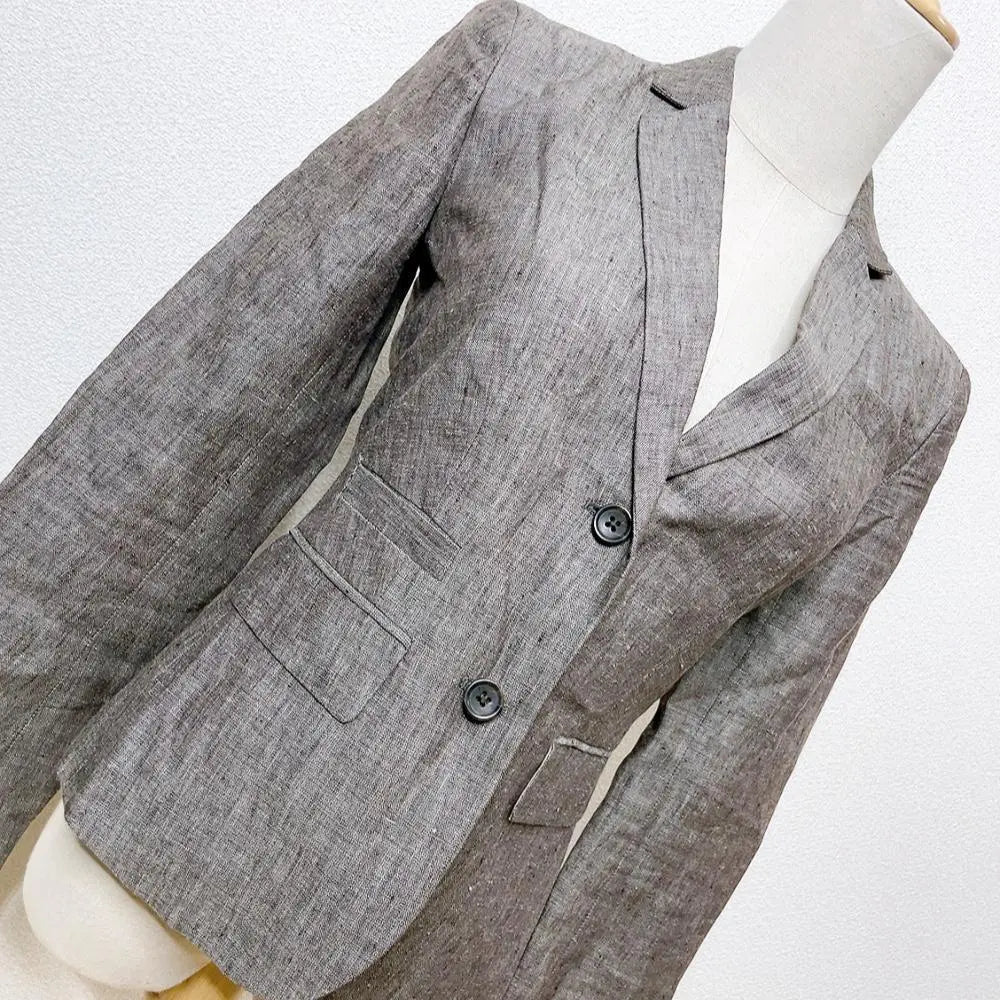 [Good condition] Banana Republic Casual Beautiful Linen Tailored Jacket