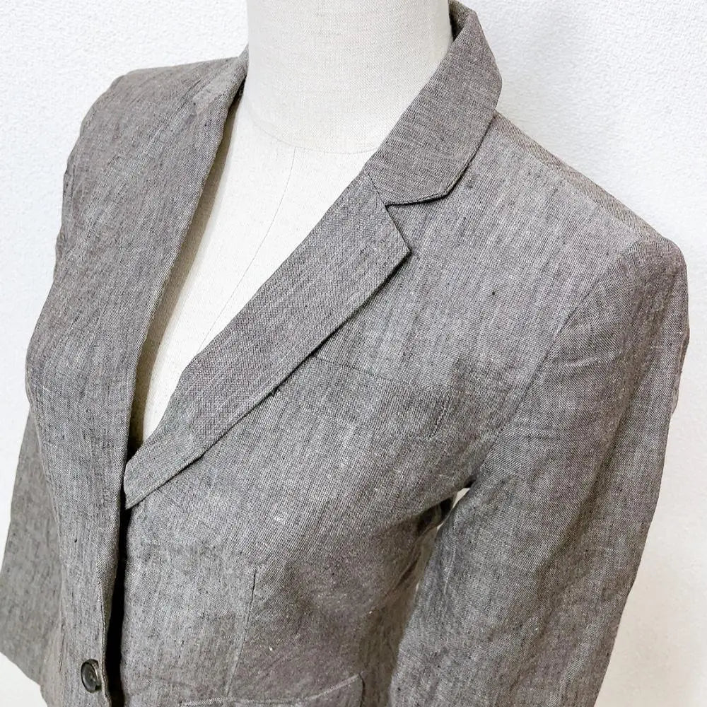 [Good condition] Banana Republic Casual Beautiful Linen Tailored Jacket