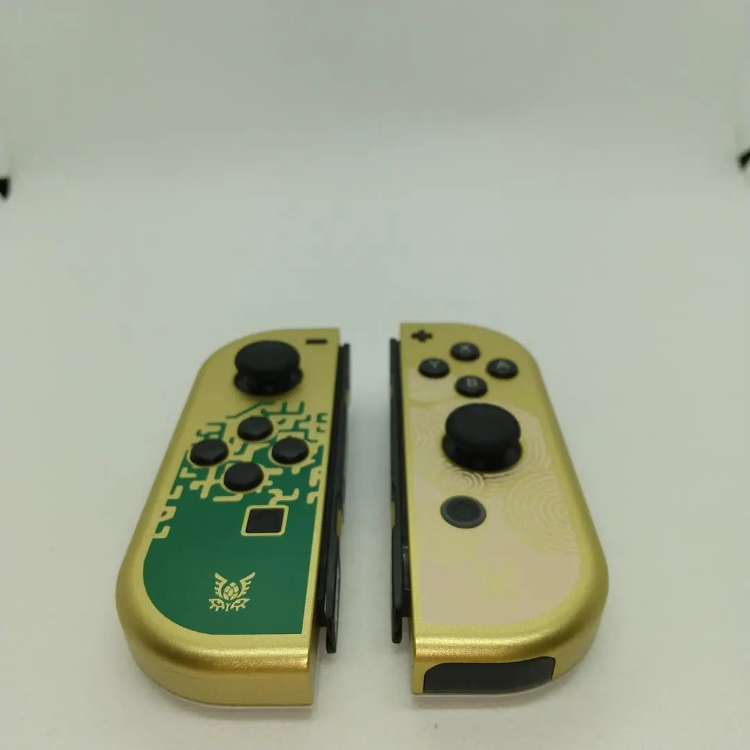 [Buen estado] 1. Joy-Con de Switch: The Legend of Zelda Left and Right LR [Producto original de Nintendo] Dorado y plateado