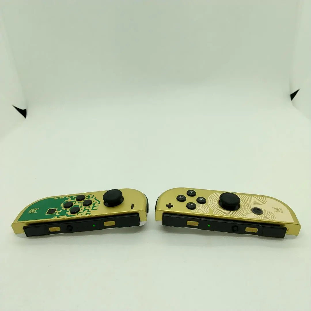 [Buen estado] 1. Joy-Con de Switch: The Legend of Zelda Left and Right LR [Producto original de Nintendo] Dorado y plateado