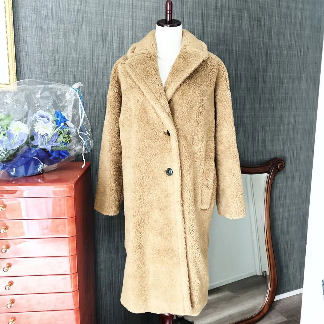 Great condition Maxmará Maxmará Weekend Coat Bear Boa Teddy