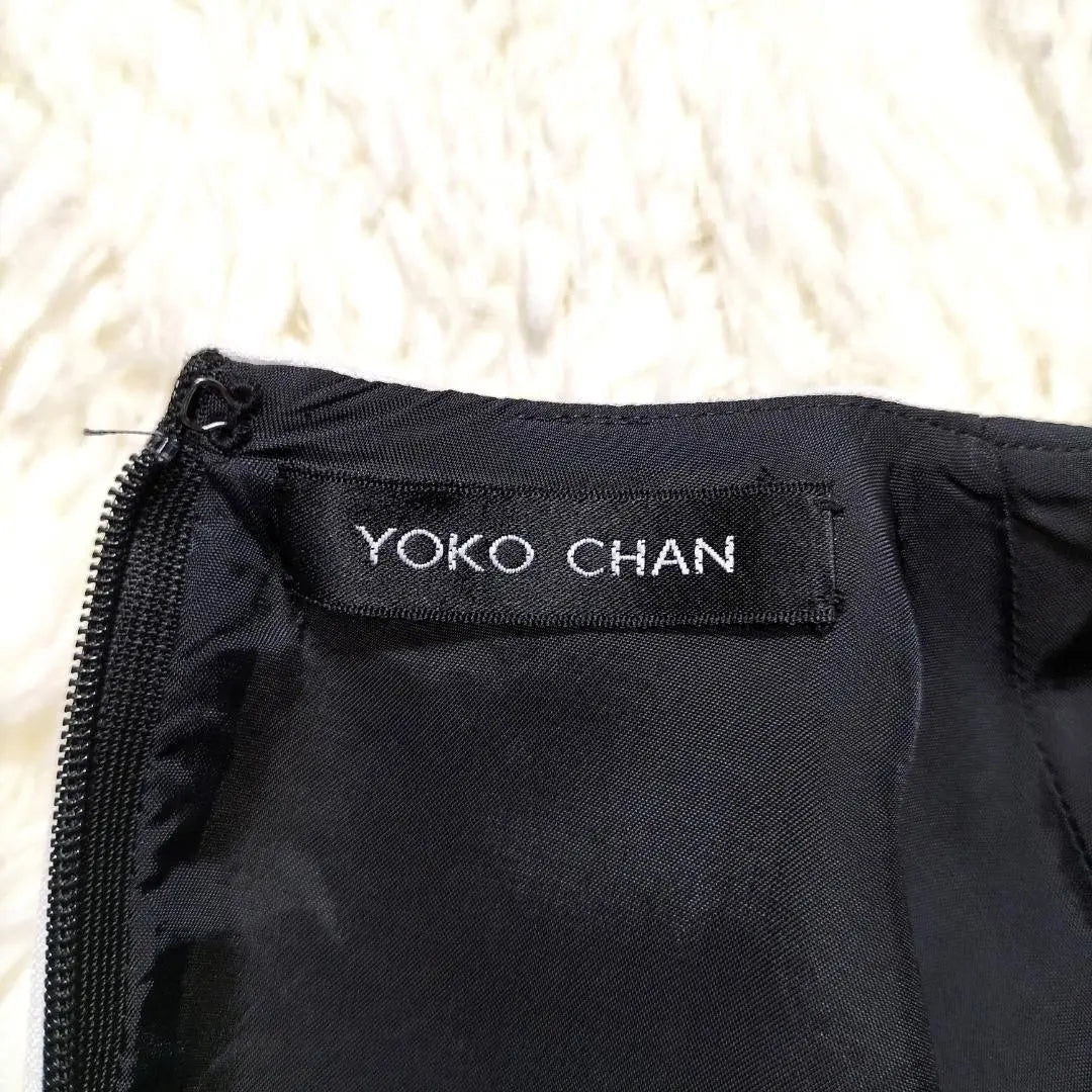 YOKO CHAN Yokochan One Piece Midy Length Frill Sleeve Made in Japan | YOKO CHAN　ヨーコチャン　ワンピース　ミディ丈　フリル袖　日本製