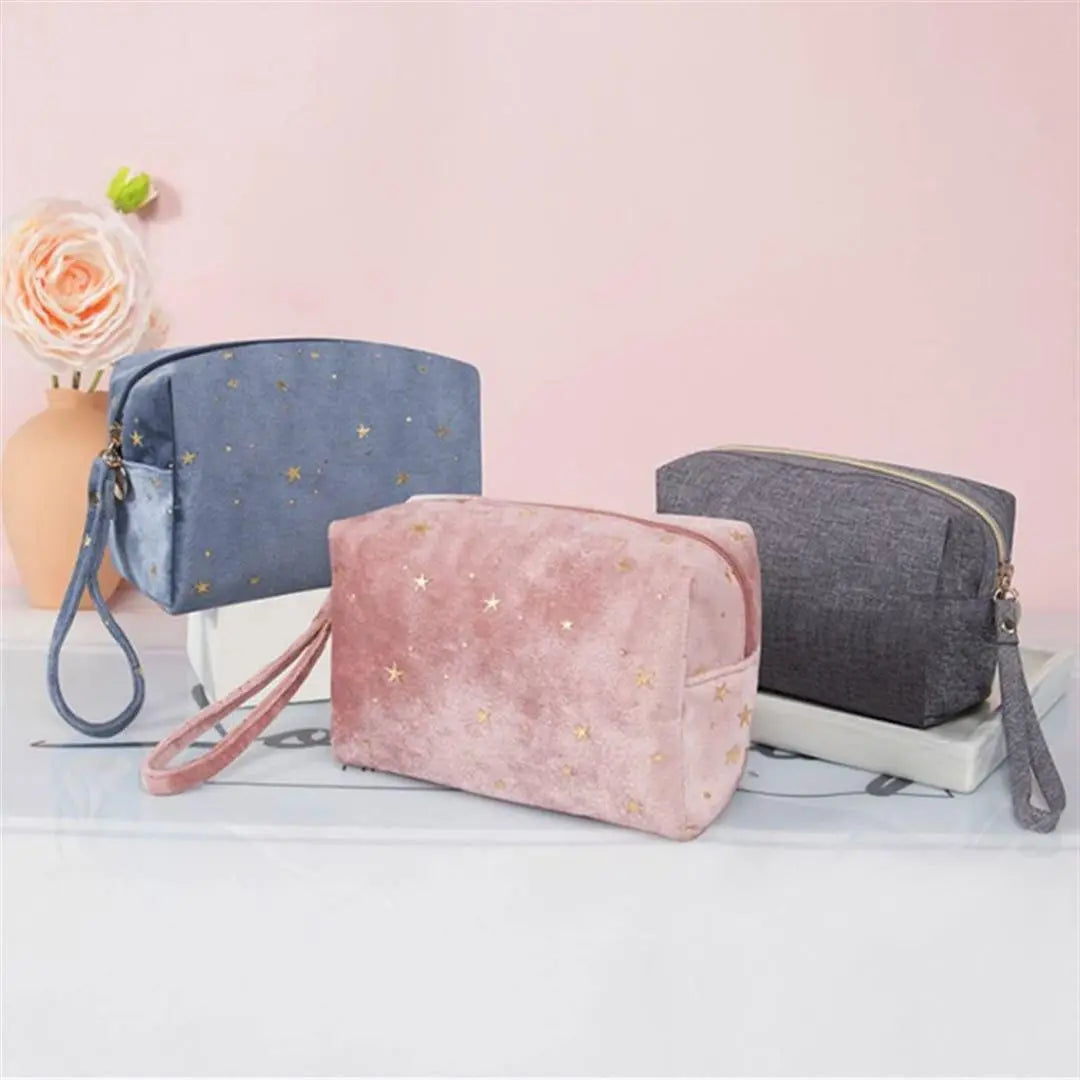 Fashion Cosmetics Bag Travel Portable Cosmetic Case with Towel Bear