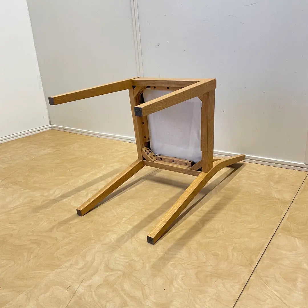 Seat Reupholstery MUJI Oak Chair ② Chair Chair Nordic Style | 座面張替 無印良品 オーク材チェア② 椅子 イス いす チェア 北欧スタイル