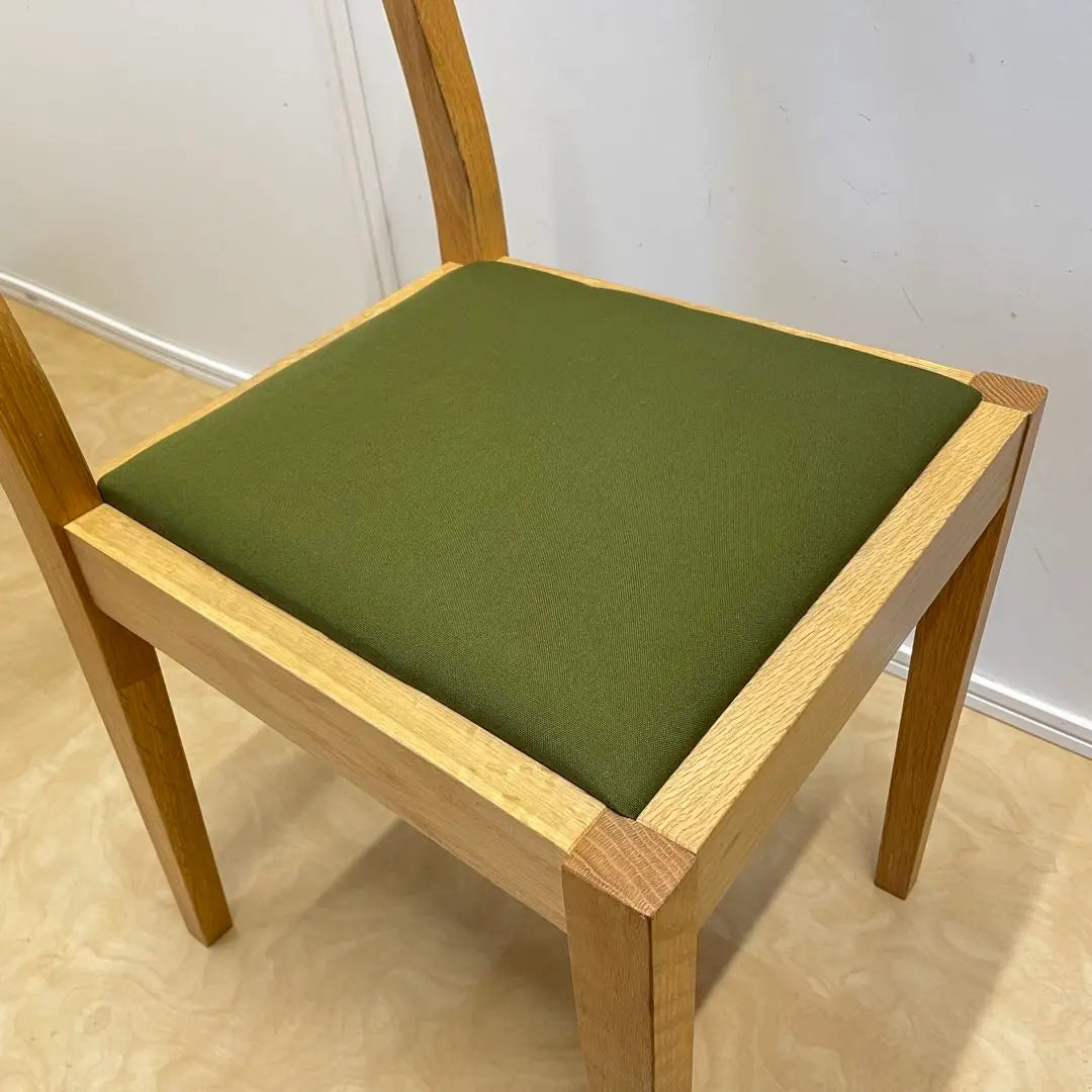 Seat Reupholstery MUJI Oak Chair ② Chair Chair Nordic Style | 座面張替 無印良品 オーク材チェア② 椅子 イス いす チェア 北欧スタイル