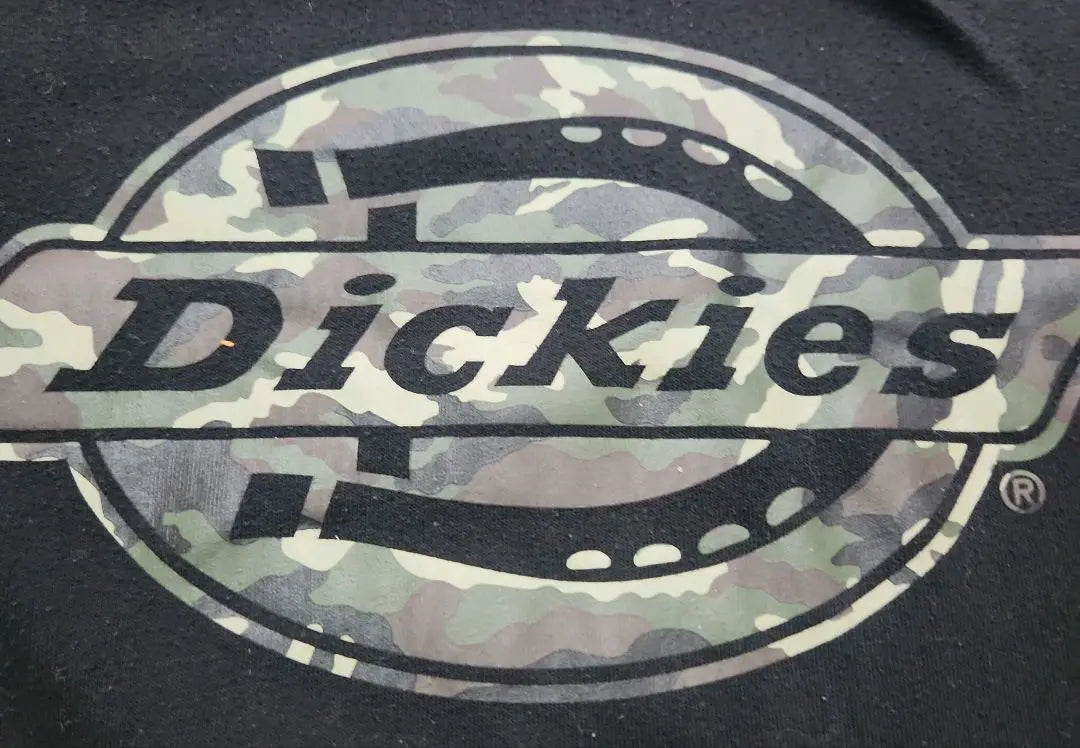 [DICKEYS] Dickies Black logo graphic T -shirt M used clothes