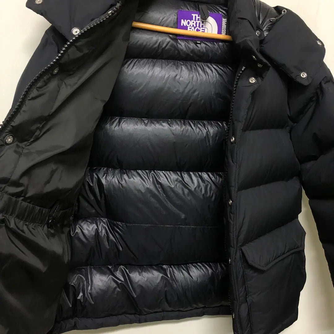 ■ THE NORTH FACE Chaqueta de plumas con etiqueta morada y plumón óptico electrónico