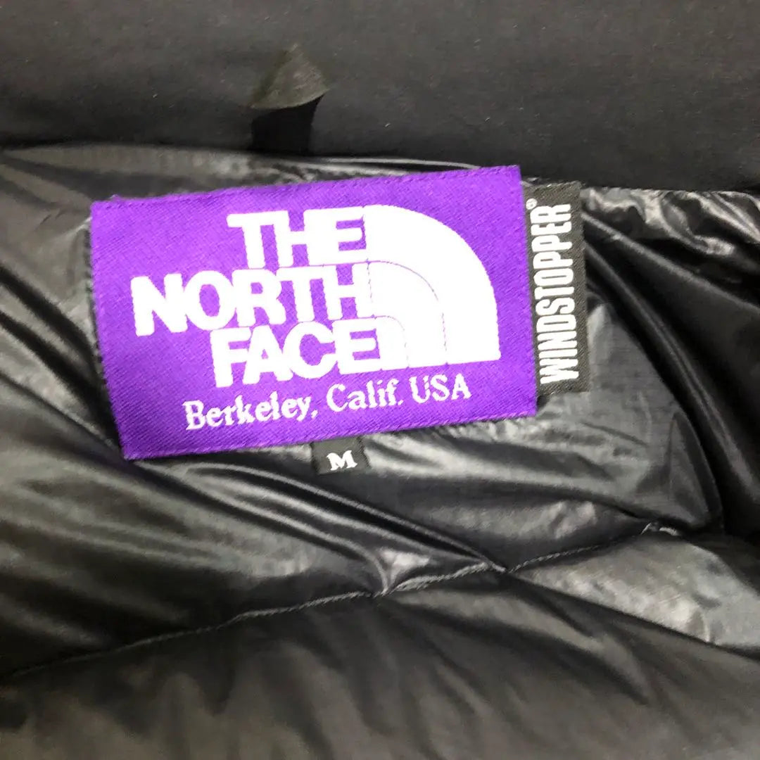 ■ THE NORTH FACE Chaqueta de plumas con etiqueta morada y plumón óptico electrónico