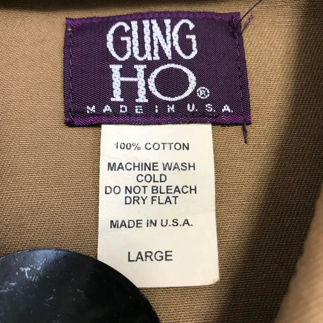 Branded used clothing! Made in the USA GUNG HO Work Blouson Swing Top