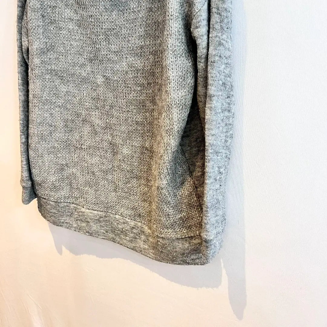 M83 Pink Adobe Grey Turtleneck Knit Sweater Long Sleeve Warm