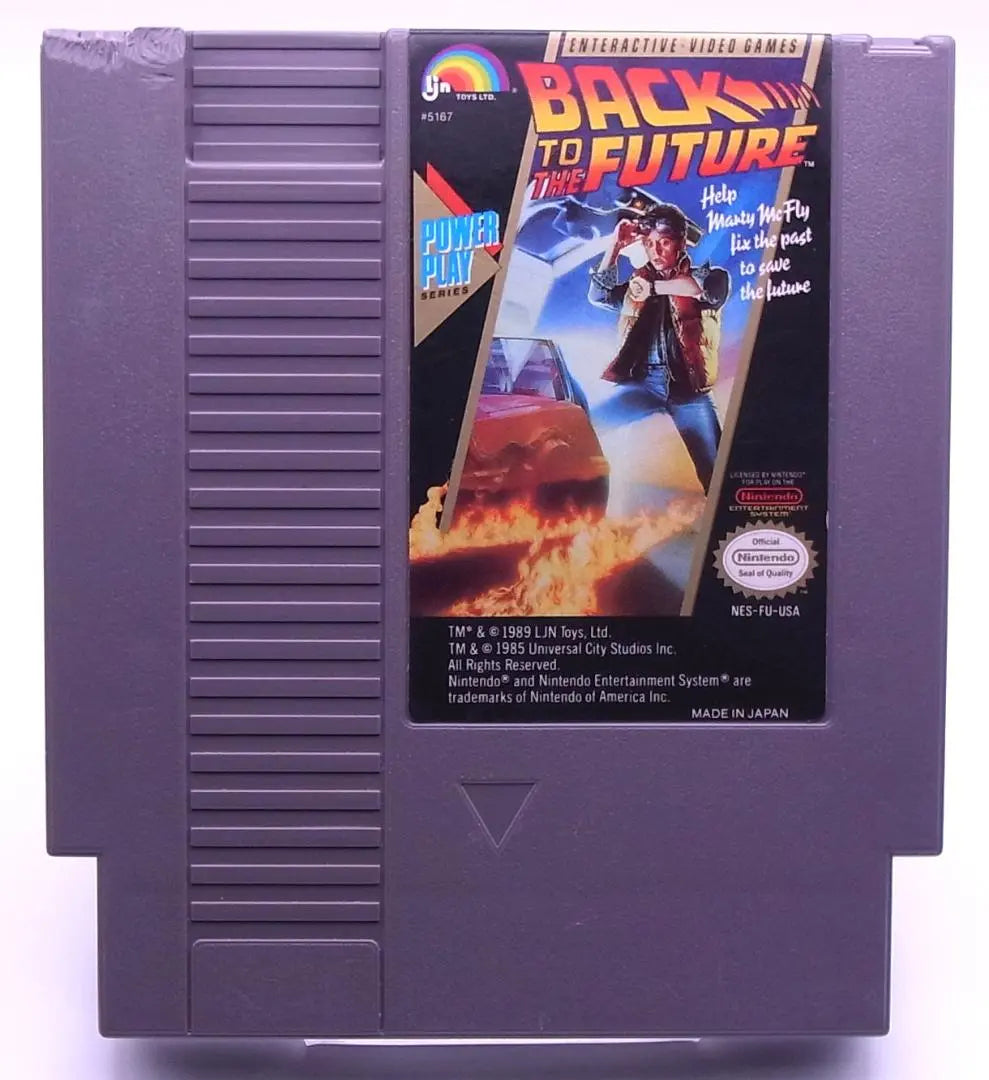 ★NES Regreso al futuro Edición norteamericana usada No lanzado en Japón