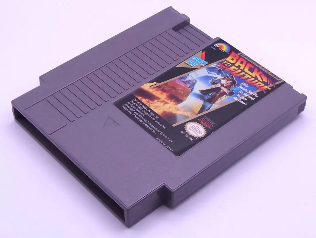 ★NES Regreso al futuro Edición norteamericana usada No lanzado en Japón