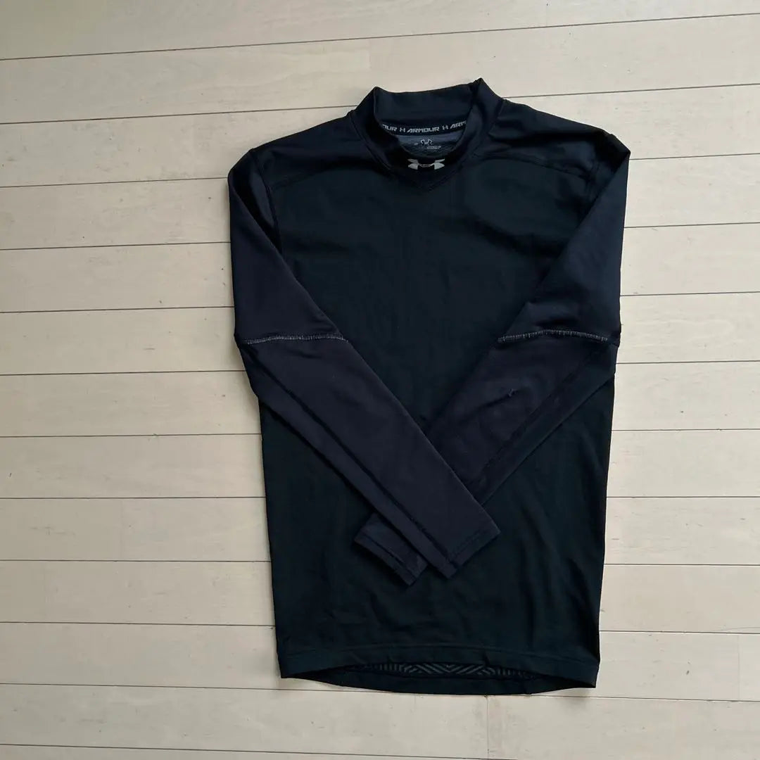 Under Armour Black Long Sleeve High Neck Shirt