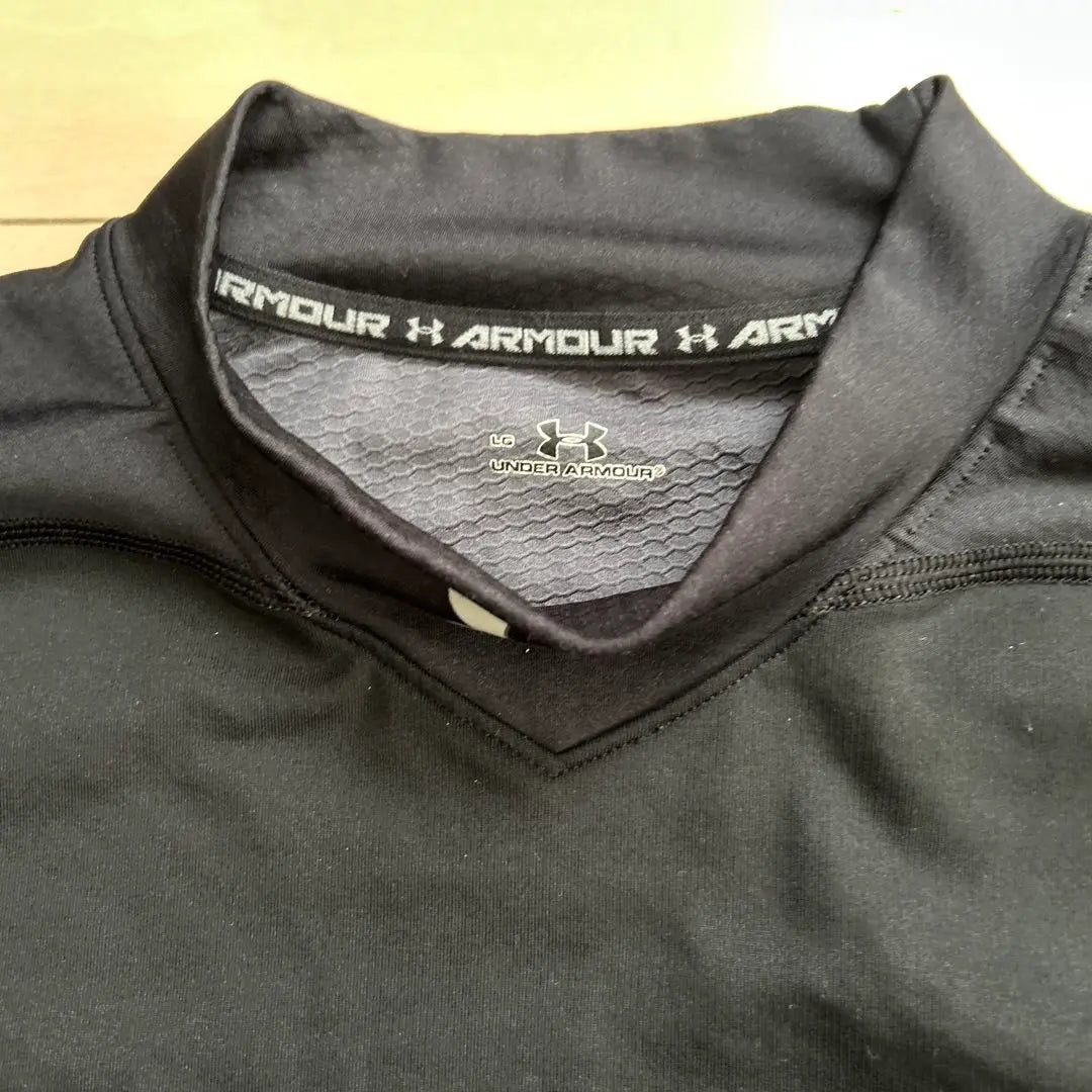 Under Armour Black Long Sleeve High Neck Shirt