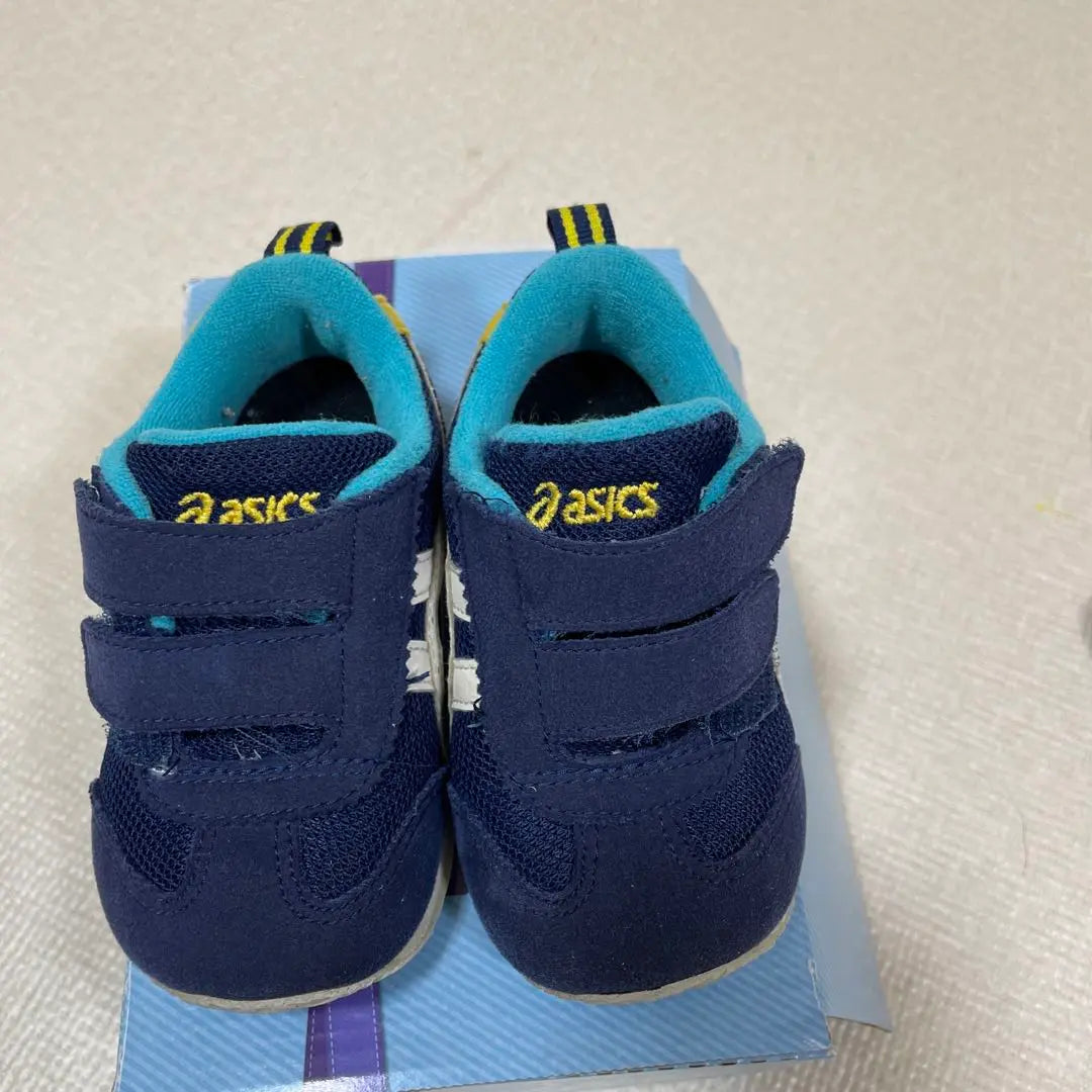 asics baby shoes 13.0 cm navy