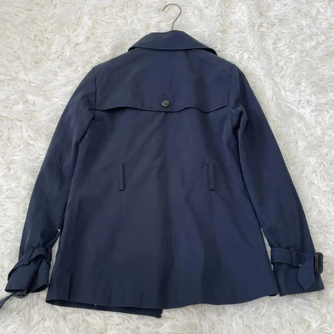 Tommy Hilfiger Peacoat Outerwear S Navy Silver Button 100% Cotton | トミーヒルフィガー ピーコート アウター S ネイビー 銀ボタン 綿100%