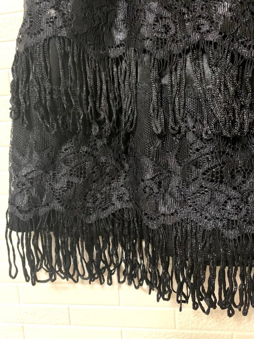 GRAZIE [Beautiful Silhouette] Fringe Shorts Lace Pants