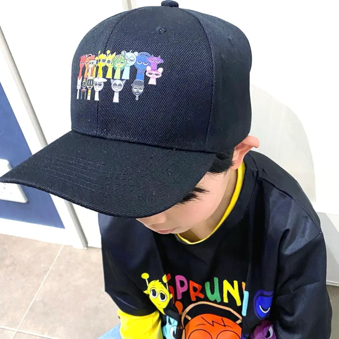 Gorra nueva Sprunky negra ajustable con velcro