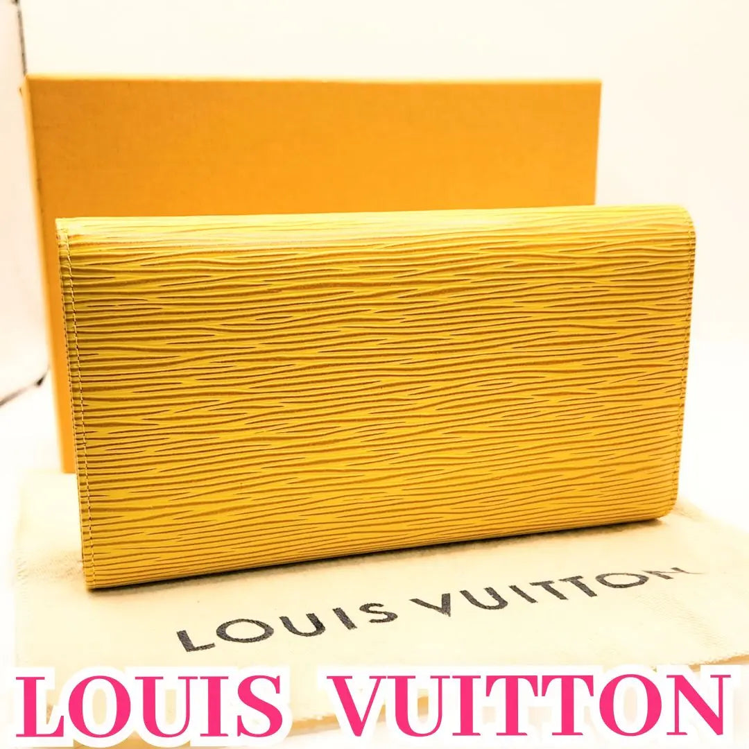 Condición rara y hermosa⭐️Cartera larga Louis Vuitton Epi Porto Tresor International | 希少美品⭐️ルイヴィトン エピ ポルトトレゾール・インターナショナル 長財布