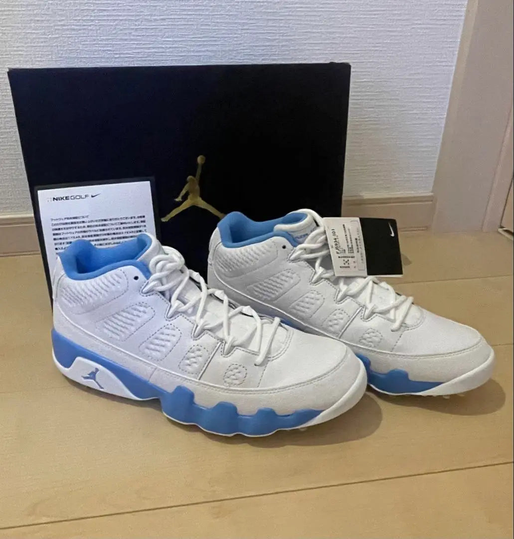 New Nike Golf Shoes Air Jordan 9G 28.0cm University Blue