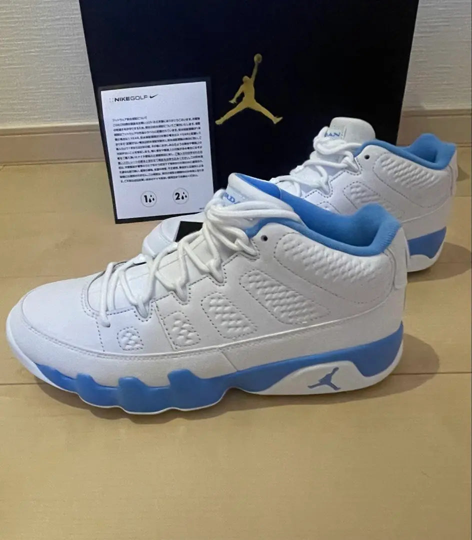 New Nike Golf Shoes Air Jordan 9G 28.0cm University Blue