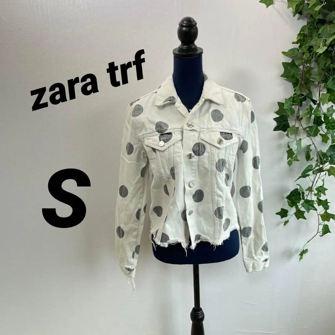 [Zara TRF] Zara Denim Jacket Jean S Cropped Good Condition