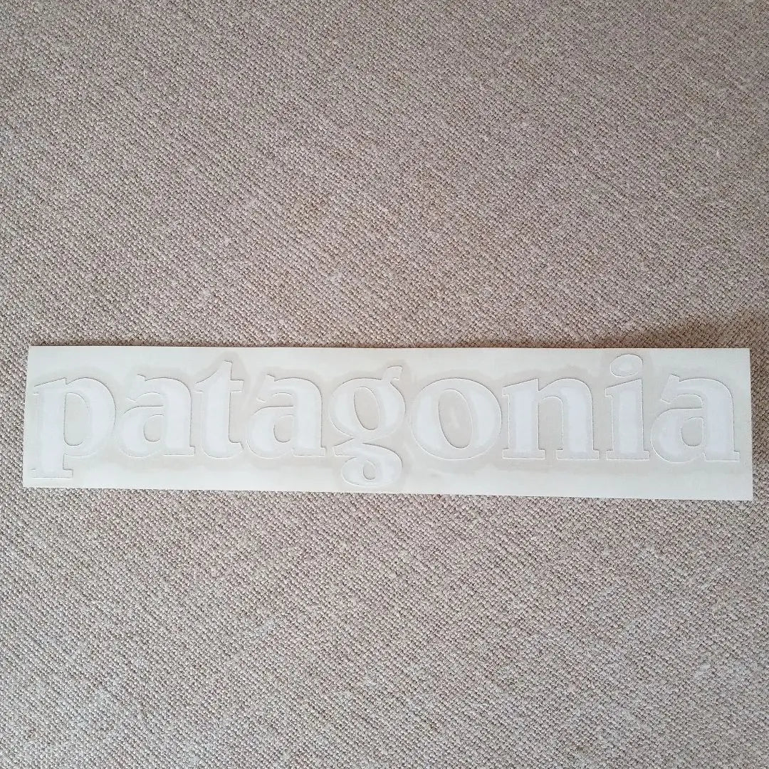 Official product, discontinued, Patagonia Cutting Sticker, Official Patagonia Logo