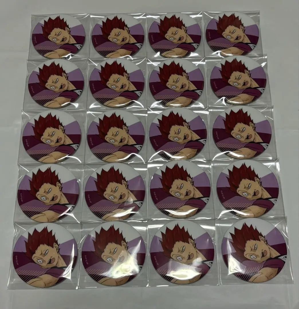 Haikyu Tendo Kaku 10th Can Badge 20 pieces