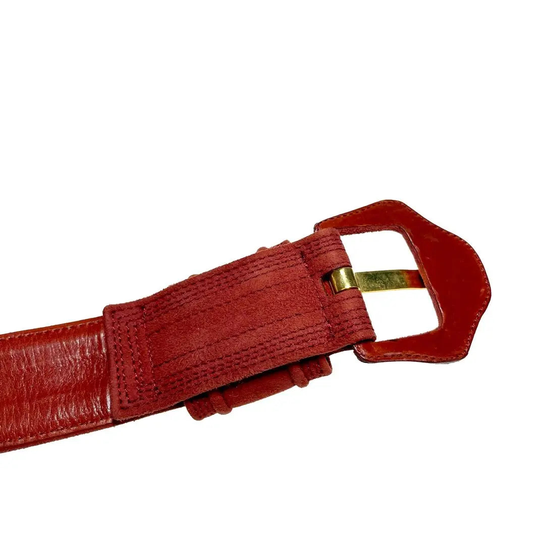 Good condition LOEWE Anagram Suede Belt 70 a483