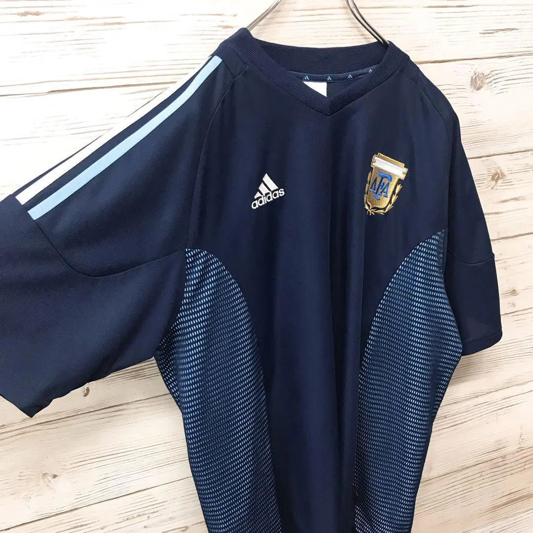 [Super Rare] Adidas adidas Jersey F Embroidered Logo Navy J1001