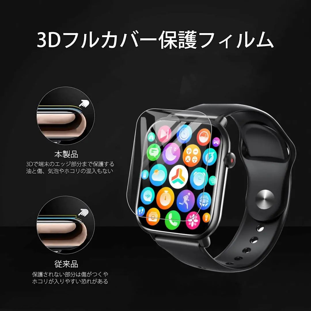 Set of 3 Smartwatch 1.9 2.0 2.1 inch Protective Film