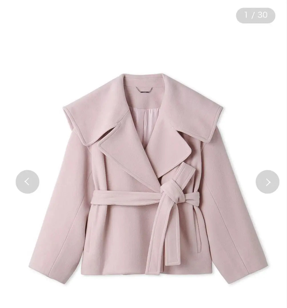 CELFORD Big Color Short Coat Pink