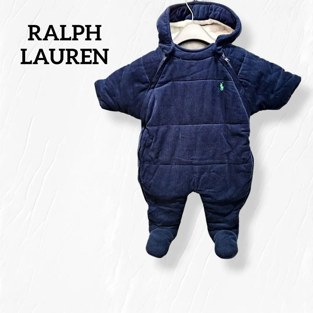 Ralph Lauren Romper Winter 100% Cotton Fluffy Baby