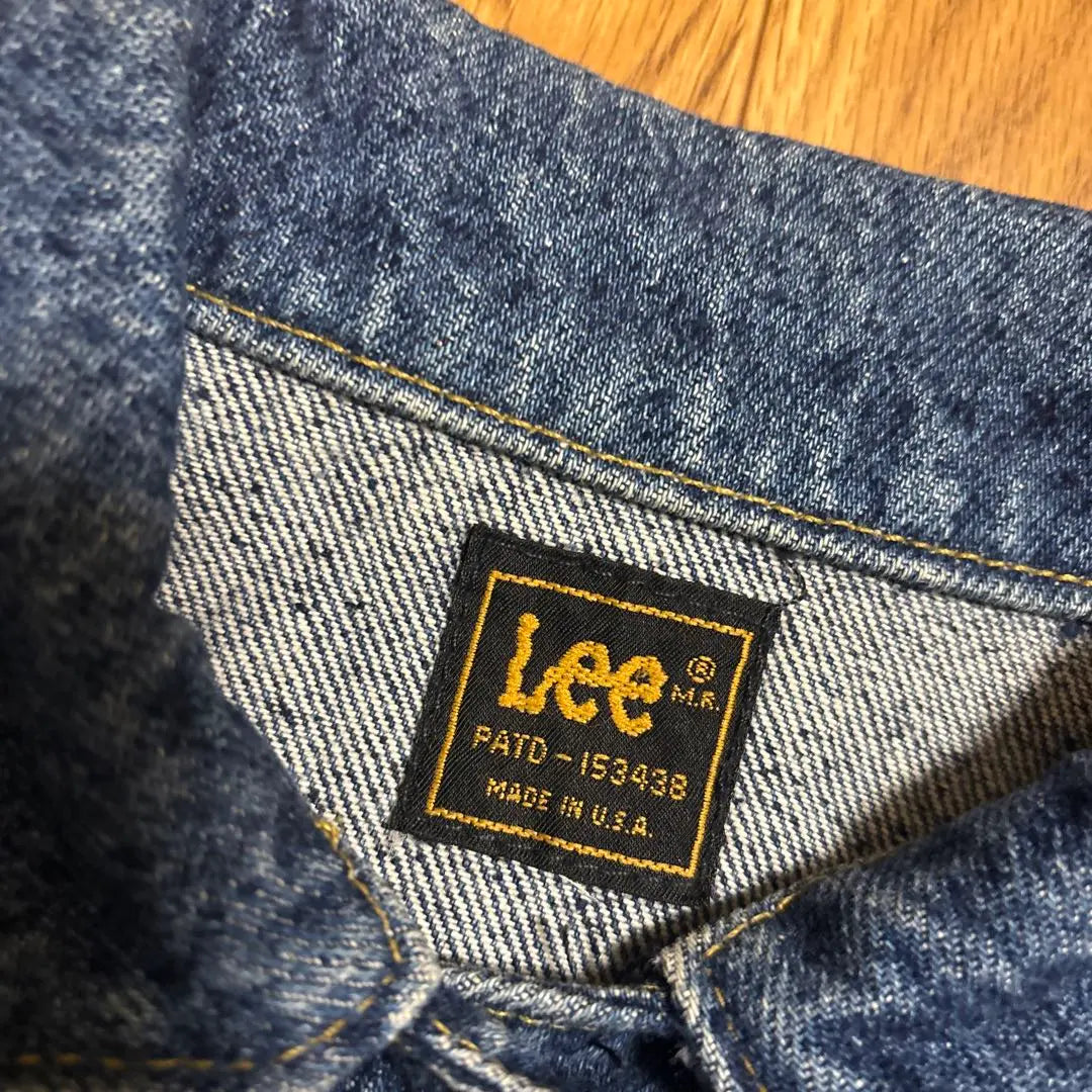 80s Lee PATD-153438 Denim Tracker Transformed Old Clothes