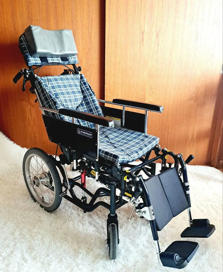 Wheelchair Kawamura Cycle KXC16-35EL Assistance Type Nursing Care Products Free Shipping