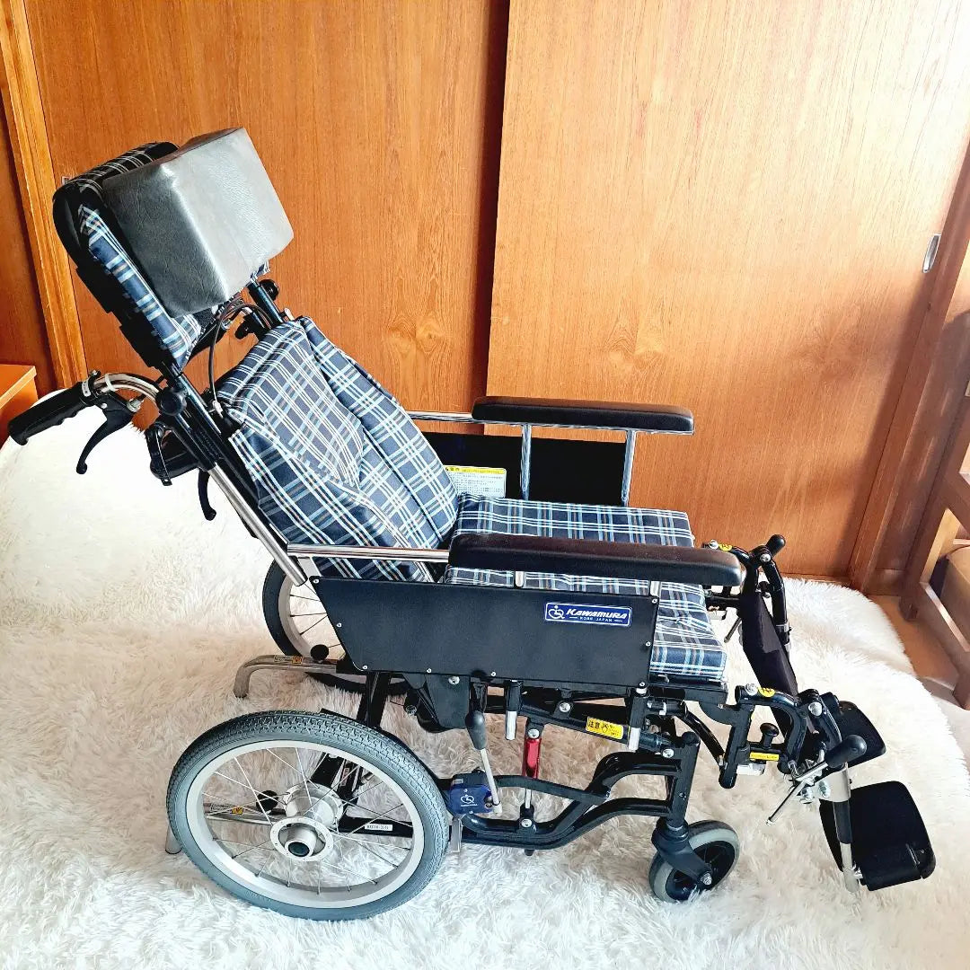 Wheelchair Kawamura Cycle KXC16-35EL Assistance Type Nursing Care Products Free Shipping