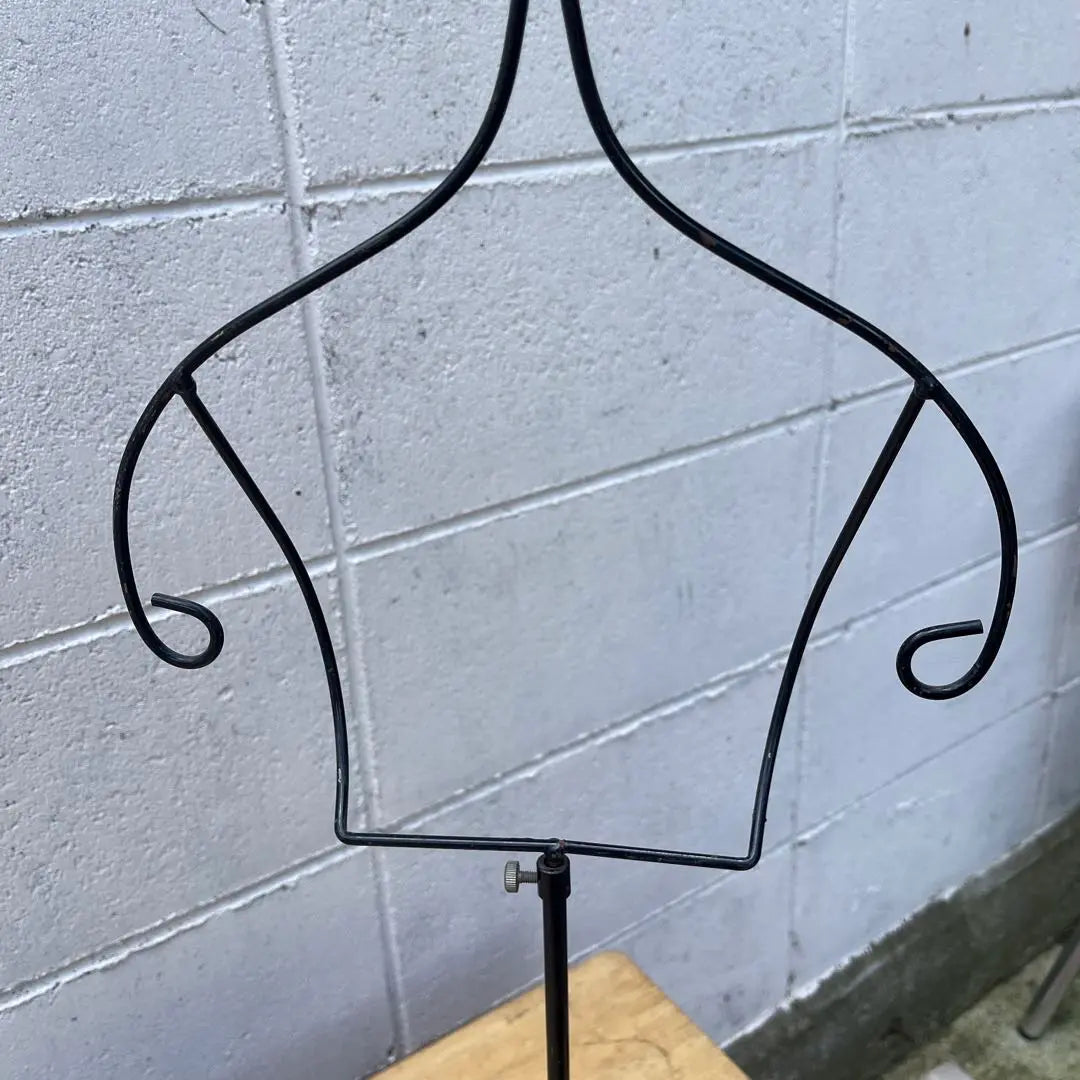 Antiques Vintage Items ◾️ Iron Iron Raccoon motif Old old children's clothing hanger