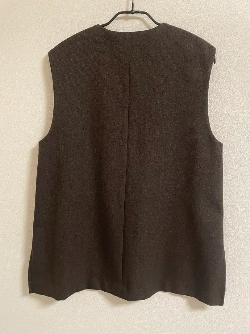 [GREEN LABEL RELAXING] Dark brown vest | 【green label relaxing】ダークブラウン ベスト