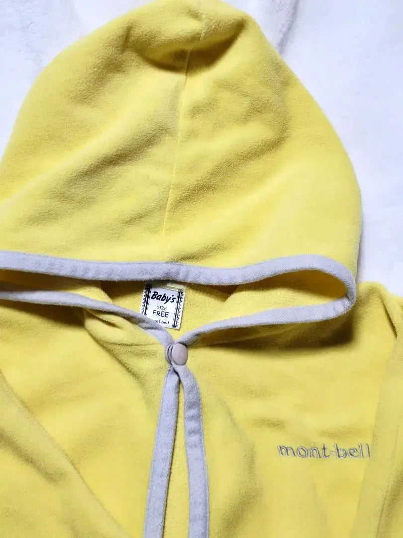 [Entrega anónima] Montbell Baby Free Sponcho Amarillo Talla única