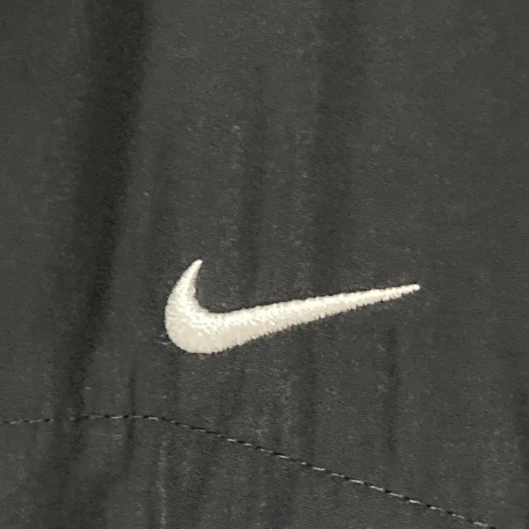 《Popular》Chaqueta de plumón Nike con logotipo bordado☆M Negra