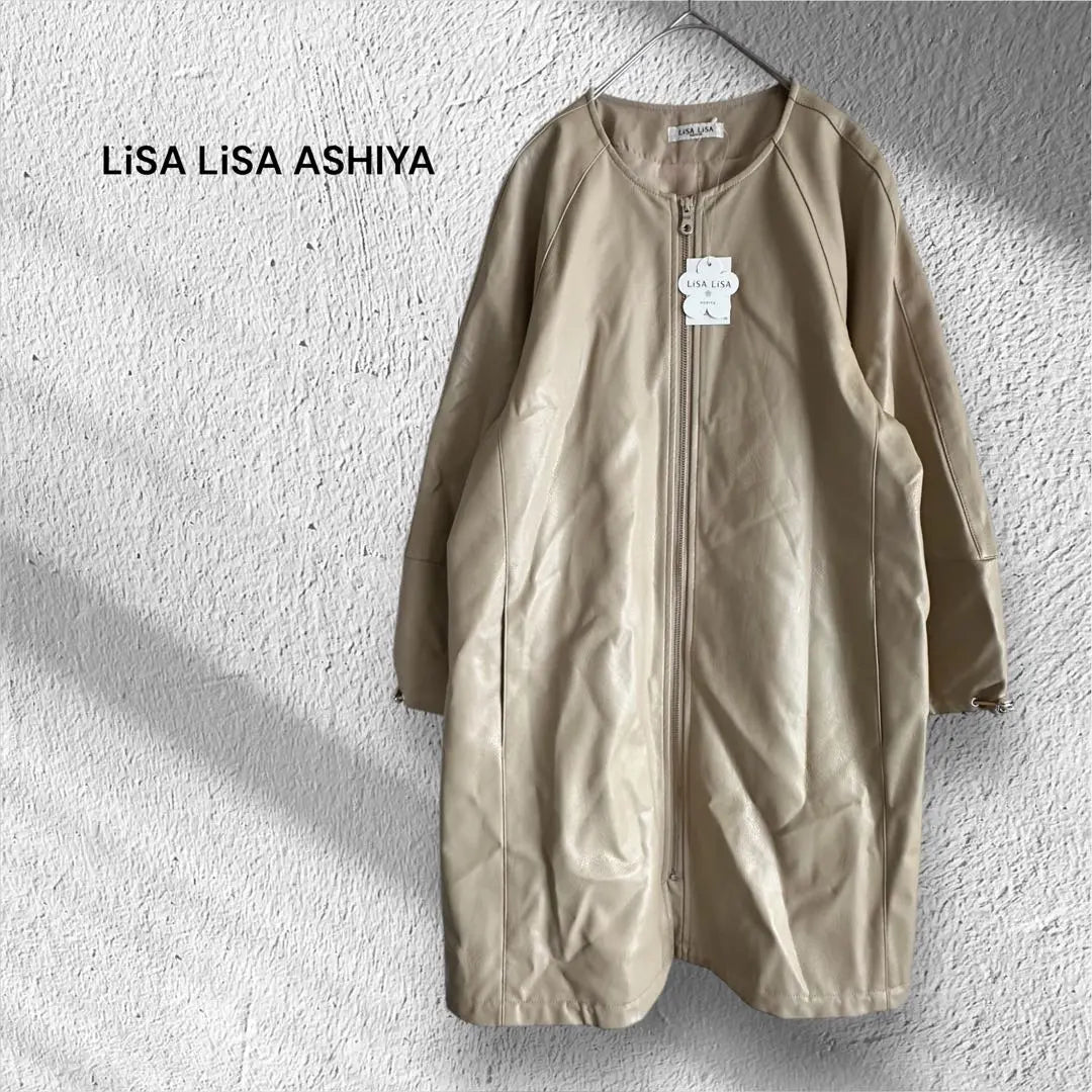 B325 [With new tag] Lisa Ashiya No -color jacket size 13 | b325［新品タグ付き］リサリサ芦屋 ノーカラージャケット サイズ13