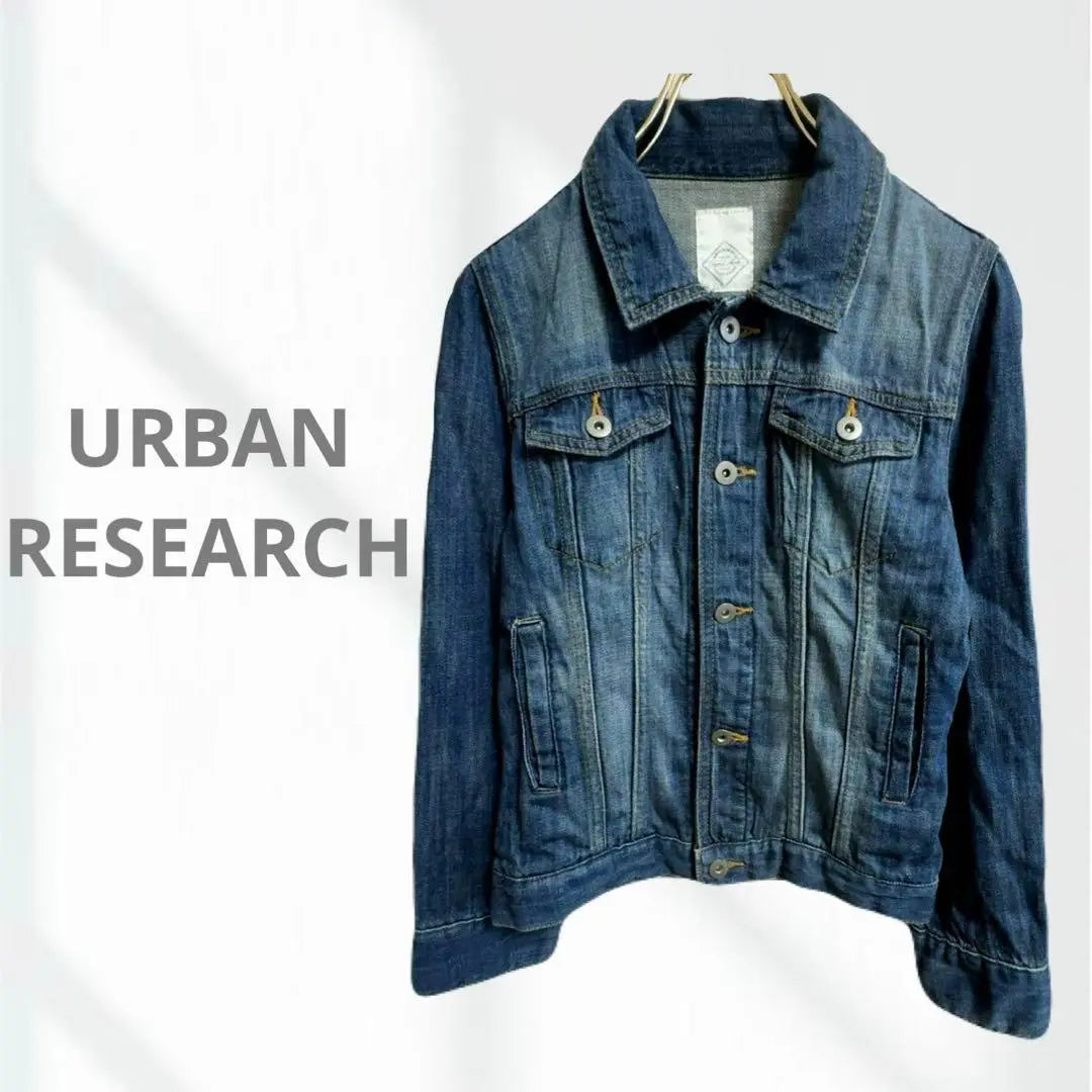 K1555S [Urban Research] Chaqueta vaquera/Productos hermosos, versátil, informal para adultos | k1555s【アーバンリサーチ】デニムジャケット/美品 万能 大人カジュアル