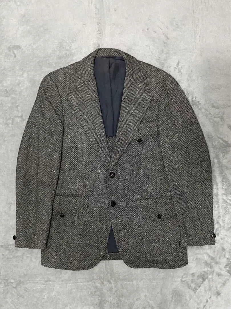 60's ~ VINTAGE Pertb ltd Tweed Tailored Jacket