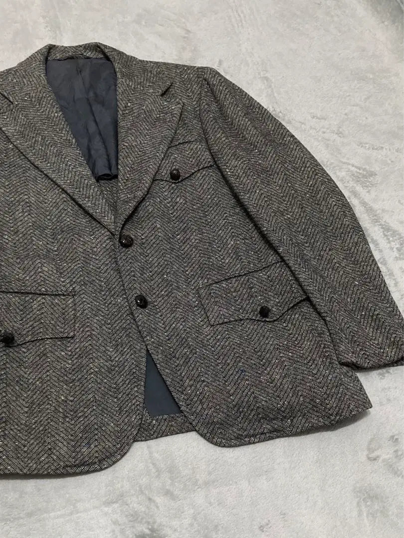 Chaqueta de tweed entallada Pertb Ltd de los años 60