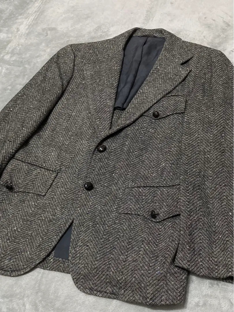 Chaqueta de tweed entallada Pertb Ltd de los años 60