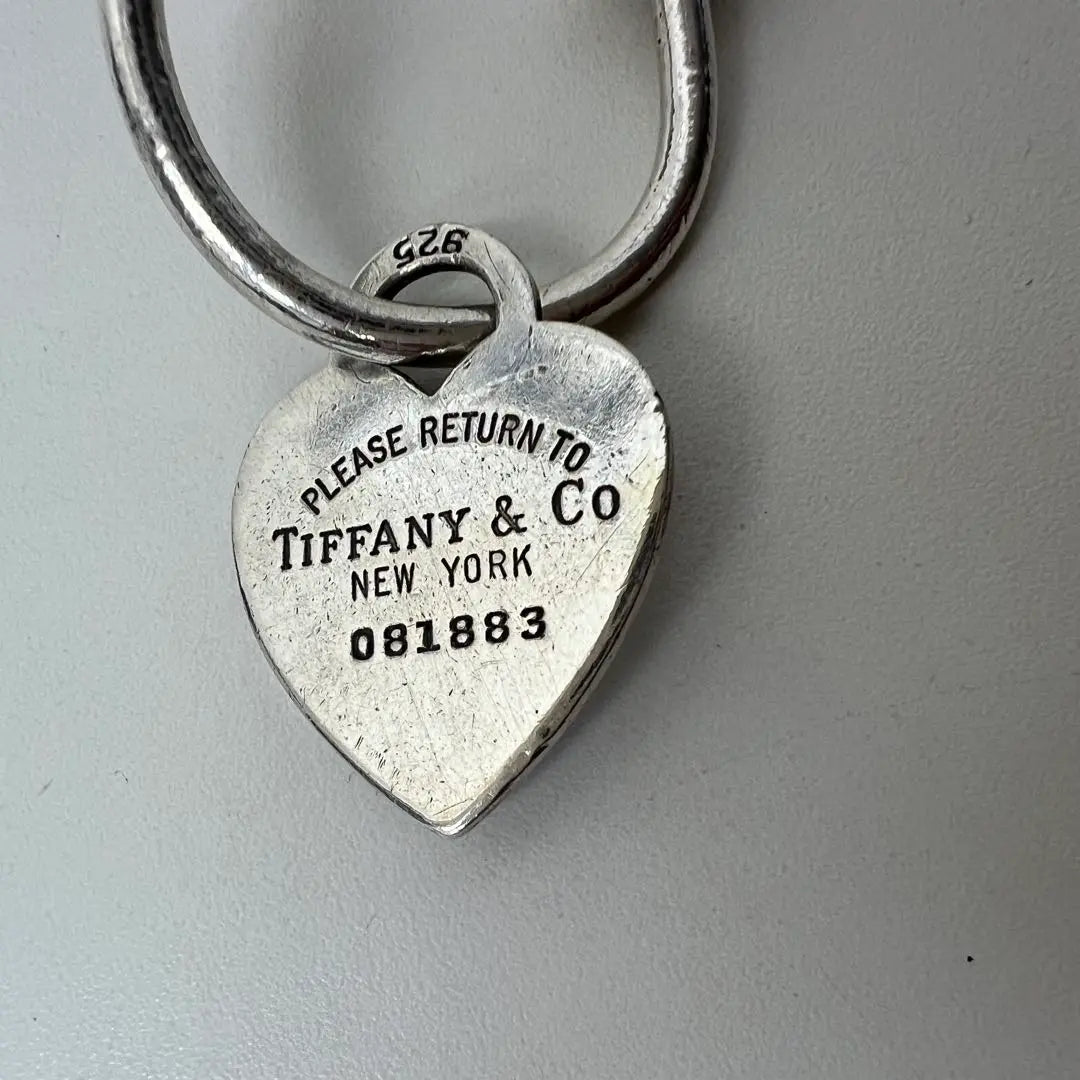 [Reducción de precio] Llavero con dije de corazón Tiffany SV925 Return to Heart