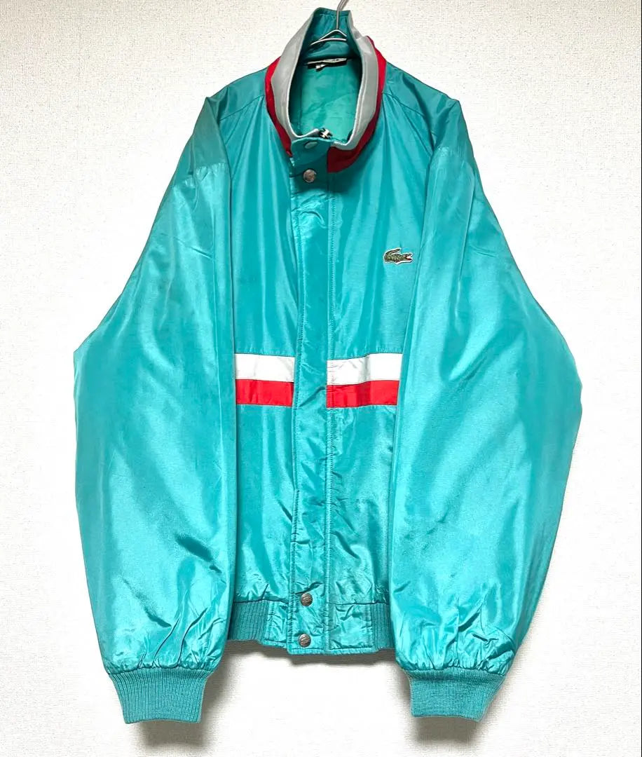 Lacostous Cotton Nylon Jacket Down Emerald Green Outer L